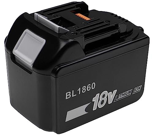 EXTENSILO Batterie Compatible avec Makita XDT09Z, XDT01, XDT04CW, XDT01Z, XDT08, XDT04Z, XDT09M, XDT08Z Outil électrique (6000 mAh, Li-ION, 18 V)