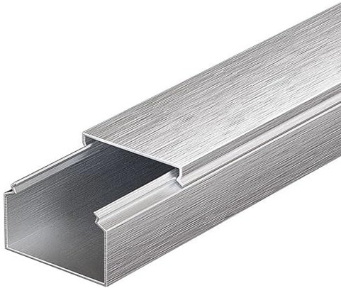RobustWeg Cable Trunking,Speaker Wire Hider,Aluminium Cable Duct,Decorative Wire Hider,Cable Cover,Cable Management,Electrical Cable Management,Square,Paintable,Cable Management For Home Office