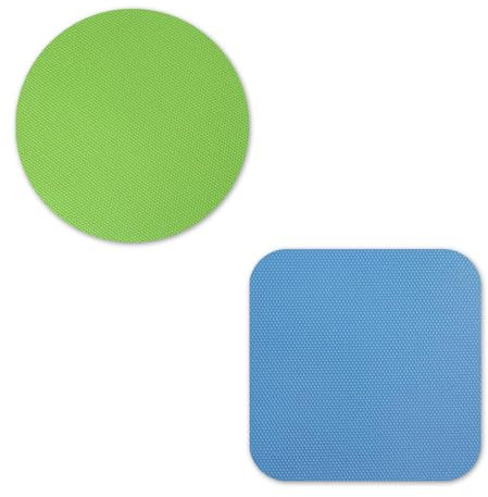 Erismithh Jar Gripper Pads 2pcs Rubber Bottle Jar Lid Opener Multi-Purpose Jar Lid Grip Bottle Opener Reusable Jar Grips Openers Round and Square