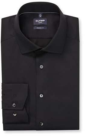 OLYMP Herren Businesshemd Regulär 131084 | Hemd, Manschette, Modern Fit, 100%Baumwolle