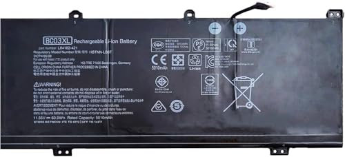 BC03XL HSTNN-LB8T HSTNN-IB9K L84398-005 L84182-421 Batterie de Remplacement Ordinateur Portable pour HP Chromebook x360 14C-CA0000 14c-ca0000nb / HP Pro c640 Chromebook Series(11.55V 60.9Wh)