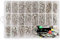 JDIEOQA Lot de 340 connecteurs de fils électriques automobiles assortis, mâles et femelles, broches à sertir non isolées, bornes métalliques, bornes de fil auto