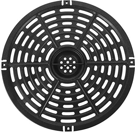 UTHCLO Universal 21.6cm Air Fryer Grill Pan and Steaming Plate Non-Stick Air Fryer Fry Pan Accessory Compatible Multiple Models for Healthy Cooking
