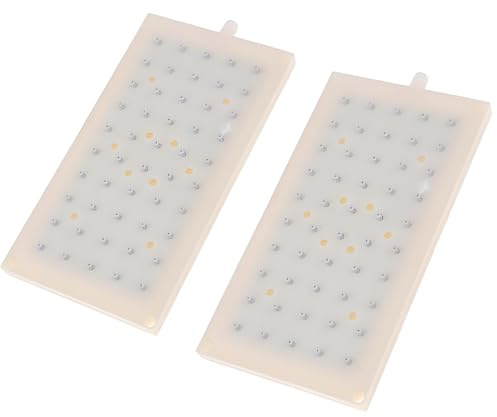 Soffione doccia in ABS da 22 x 10,9 cm, interfaccia tipo intubazione da 10 mm, 5 x 10 fori, spray sulla parte superiore, accessori da bagno ad alto flusso