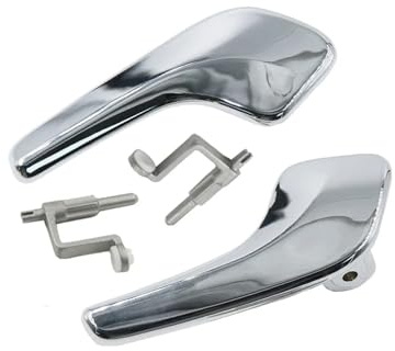 Barhbt Türgriffe Auto Innenraum Innentürgriffe Für Corsa D 2006-2014 Aluminium Überzogene Kunststoff Edelstahl Innen Tür Griff 13297814 13297813 Autoinnentürgriffe Innentürgriff(A Pair)
