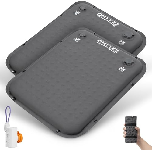 ONTYZZ Sitzkissen Selbstaufblasendes 41 x 33 x 4 cm Camping Sitzmatte Sitz Kissen Outdoor Faltbar Kissen Aufblasbar für Wandern Picknick