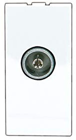 Philex Single Screened Coax Outlet Module