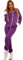 Crazy Age Basic Jumpsuits Ganzkörperanzug Einteiler One Piece Schlafanzug Overall Damen Jumpsuit Kuschelig und warm (CA -J- 502 XL, Lila)