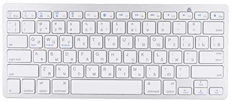 Bluetooth-Tastatur, multifunktionale ultradünne russische drahtlose Bluetooth-Tastatur für Windows/Android Faltbare Bluetooth-Tastatur Wiederaultbare
