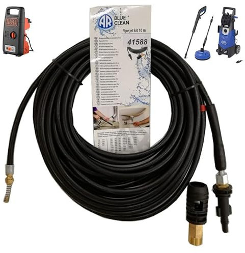 parpyon® Tubo per idropulitrice Annovi Reverberi - Black Decker - Stanley Tubi, Prolunga, Sonda Accessori per idropulitrici ad Acqua Fredda Max 160 Bar (STURATUBI)