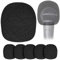 Foam Windscreen Pop Filter for Ball-Type Microphone - 6 Pack Windscreen Foam Cover for Handheld Mics to Reduce Plosive Wind Noises by YOUSHARES