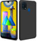 HSP Custodia nera compatibile con Samsung Galaxy M31 | Premium silicone TPU Case | Resistente ai graffi Resistente agli urti | Superficie opaca | Protettiva su misura morbida e sottile