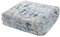 invicta INTERIOR Design Bodenkissen XL ABSTRAKT 70cm blau beige abstraktes Muster Sitzkissen Kissen