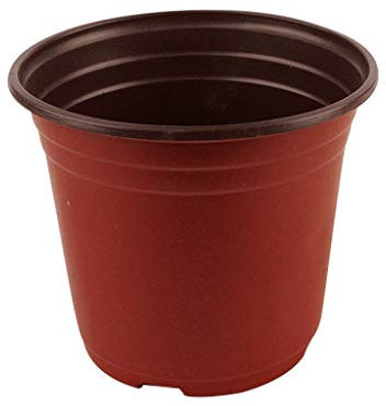 50 Stück Runde Töpfe Plastik, Blumenübertopf weicher Plastik Pflanztopf, Zink Blumentopf Vase Balkon Garten, witterungsbeständiger Blumentopf Pflanzkübel (100X90 mm)