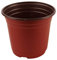 50 Stück Runde Töpfe Plastik, Blumenübertopf weicher Plastik Pflanztopf, Zink Blumentopf Vase Balkon Garten, witterungsbeständiger Blumentopf Pflanzkübel (100X90 mm)