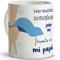 LolaPix Taza Súper Papá. Día del Padre. Tazas Desayuno Originales. Cerámica 330 ml. Regalos con Frases. Súper Padre