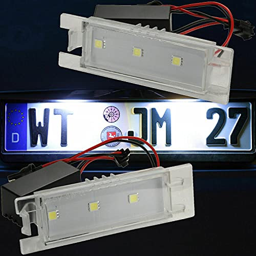 LED Kennzeichenbeleuchtung von Recambo passend für OPEL Adam | Ampera | Astra H + J + K