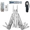 Maerd P6 Pocket Multitool Camping Multi Tools with Belt Clip, Garden Tools Pruning Saw Spring-Action Scissors and Pliers, Premium Tungsten Steel Replaceable Wire Cutters