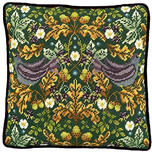 Bothy Threads Gobelin-Stickkissen Set Herbst Stare Tapisserie