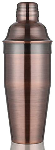 ETENS Shaker per cocktail in rame antico e bar shaker, Martini Shaker in acciaio inox 24 oz con filtro integrato per bartending - Bartender Shaker Metal Mixed Drink Mixer | Margarita | Mixology
