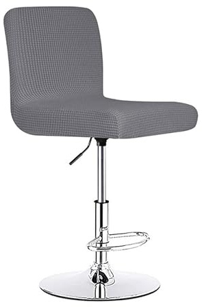 ZZDZW Barhocker Bezug,Bar Stuhlhussen 2er 4er Oder 6er Set Büro Hochlehner Stuhlbezug,Stretch Jacquard Samt für Universal Boss Drehstuhl Esszimmer Hochzeit Party Hotel Bankett