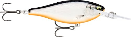 Rapala, Shad Rap Elite Angelköder, schwimmender Süßwasserköder, Schwimmtiefe: 2,4–2,7 m, Angelgerät aus Balsaholz