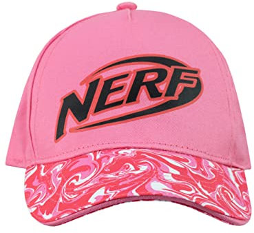 NERF Baseball Cap Kinder Camouflage Hut für Mädchen Rosa Einheitsgröße