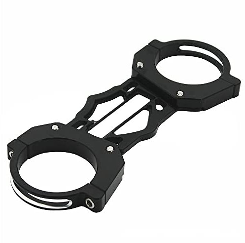 Moto Forcella Anteriore Brace Balance Shock Staffa Sospensione Ammortizzatore Stabilizzatore Supporto per Harley Sportster XLIron 883 1200 (A)