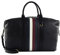 TOMMY HILFIGER TH Premium Leather Leather Duffle Bag Black