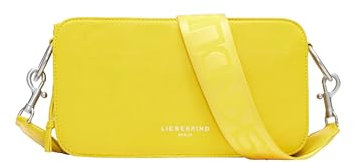 Liebeskind Berlin Damen-Umhängetasche,Clarice M“ Crossbody Bag, Leder, verstellbare Schulterriemen, Reißverschluss-Fächer, Knopfverschluss