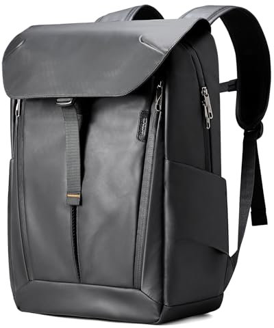 Inateck Laptop Rucksack Herren Damen 22,8 L Tagesrucksack Reiserucksack Schulrucksack mit 15-16 Zoll Laptopfach, Spritzwassergeschützt, Schwarz