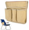 AYMQC Armlehne Organizer Tasche Outdoor Camping Kermit Stuhl Armlehnen-Hängetasche Faltbare Hängende Aufbewahrungstasche mit 1 Großen Tasche 3 Kleinen Taschen Khaki