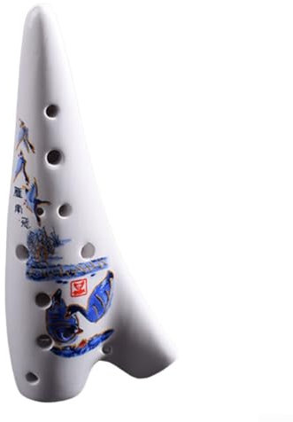 12-Loch-Töpferflöte, weicher Bass, 12-Loch-Okarina, hoher Klang, erleben Sie die Schönheit dieser Keramikflöte