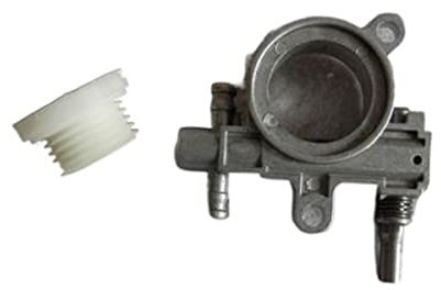 Ersatzteile für Outdoor-Elektrowerkzeug, T425, Ölpumpe für Kettensäge T435, 422, SPR270, XC42, Gehäuse-Öler 521586001 für Terrasse, Rasen, Garten, Werkzeugteile (Ölpumpe und Wurm)