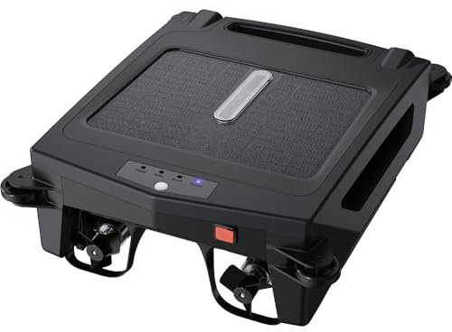 iOCHOW 12 Stunden Solar Poolskimmer Roboter: 3 Motoren Automatische Poolreiniger, 2 Reinigungsmodi Schnurloser Poolroboter Akku, Tragbarer Schwimmender Roboter für Verschiedene Pool bis zu 80㎡