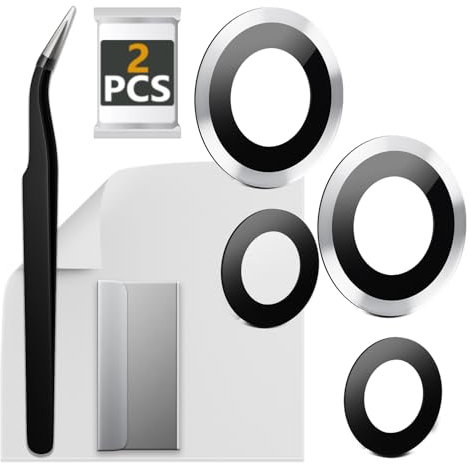 ExtKry 2 Pack Kamera Glas für Xiaomi Mi 11 M2011K2C M2011K2G Ersatz Original Rückseite Kamera Linse Glas Ersatz HD Kameraschutz Camera Glass + Reparatur Set
