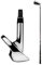 Golf Irons with Steel or Graphite Shaft for Golfers - Right Handed Single Club Iron No.5/6/7/8/9/PW/SW Levels of Golfers (#7(Single),with Graphite Shaft)