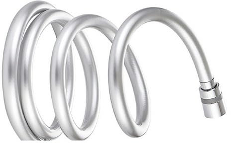 Tuyau de douche en PVC haute pression 1,5 m flexible et anti-enroulement lisse pour accessoires de bain