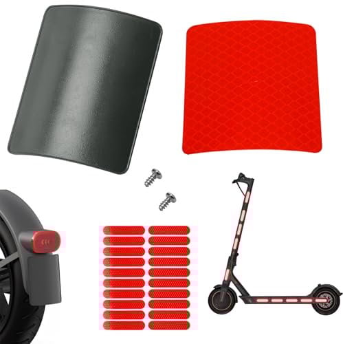 E Scooter Kennzeichenhalter,E Scooter Nummernschild Halterung,E Roller Zubehör,Elektroroller Nummernschildhalter mit Schrauben,Nummernschild Fender,Kennzeichen Halter Kompatibel mit Xiaomi M365 Pro 2