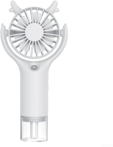 Gdfnmogo Mini ventilador de niebla de pulverización dispositivo de refrigeración personal de mano con tanque de agua 3 velocidades de viento ventilador portátil funciona con pilas para escritorio