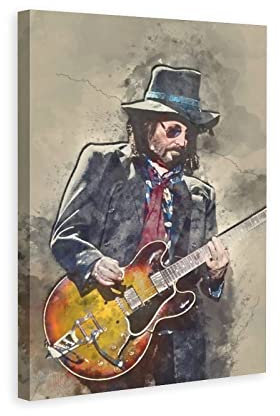 MINGYANMAO Wanddeko Poster 40 * 60cm Guitar Rock Mike Campbell Singer pittura Canvas poster Stampe wall art Picture Senza Cornice