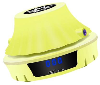 Snorvixre Dispositivo di allenamento per saltare con conteggio automatico, portatile, 10 impostazioni di intensità variabili, corda per saltare con orologio