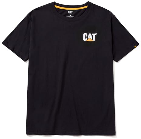 CAT Men's Tm Logo Teetm - Playera with De Tm Logotype. T-Shirt (Pack of 1)