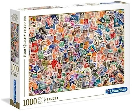 Clementoni 8005125393879 - Puzzle Briefmarken 1000 Teile