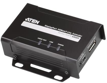 Aten VE901R-AT-G DisplayPort HD Base T-Lite Receiver Black