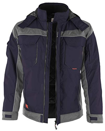 Qualitex PRO-Winterjacke Arbeitsjacke Stehkragen mit Klett