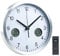 St. Leonhard Funk-Wanduhr mit digitaler Wetterstation und Funk-Außensensor, DCF77