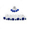 15tlg. Braut - Haarschmuck Set - Brauthaarschmuck | Set-3-S - Blau