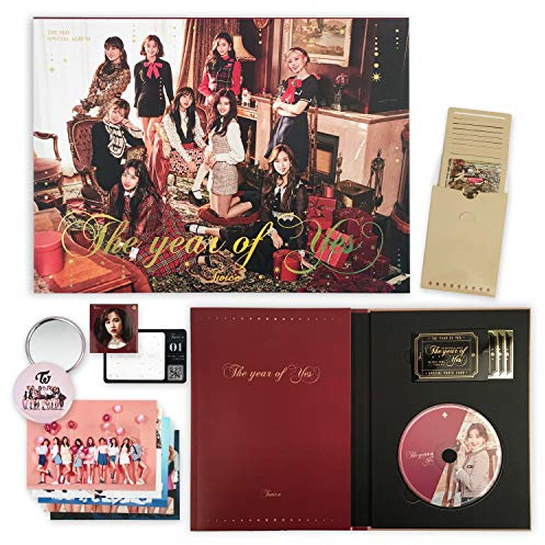 TWICE 3rd Special Album - THE YEAR OF YES [ A Ver. ] CD + Photobook + QR Code Card + Sticker + Photocard + OFFICIAL PHOTOCARDS SET + OFFICIAL POSTER + FREE GIFT / K-pop Sealed