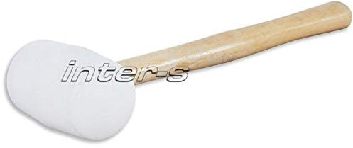 Gummihammer Holzgriff Schonhammer Hammer 0,5 oder 1,0kg Weiss Holz Griff (0,5kg)